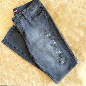 Custom Skull Jeans Tommy Hilfiger Skinny 8